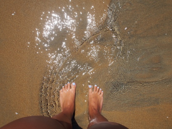 nothing better than sand between your toes!- Newport beach